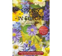 Bonus META Puzzle SPRING in Europe word search + Hidden word: A refreshing word hunt book for all Seasons lovers, Europe vacation travellers, word ... word bonus! ... Gifting, Spring season colors