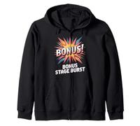 Bonus Stage Burst Pop Culture Retro Videogioco Felpa con Cappuccio