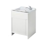 Bonussi Mobile Lavatoio in PVC 60x60x85 cm Serranda e Asse Forlani Laundry Shutter