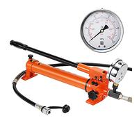 Bonvoisin CP-700 Pompa Idraulica Manuale, con Manometro, Alta Pressione 700kg/cm², Contenuto di Olio 900cc, per Ponti/Edilizia/Macchinari