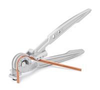 Bonvoisin Piegatubi Curvatubi Manuale Compatibile con 0-180° 1/2'' 3/8'' per Tubi in Rame/Alluminio per la Riparazione di Tubazioni di Condizionatore D'aria