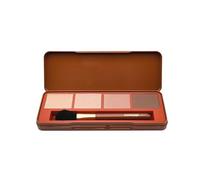 bonvoyage Essentials Define, Bronzer e Highlighter Palette con Pennello per Viso, Tonalità Opache e Perlate per un Look Versatile del Trucco, Make up Kit