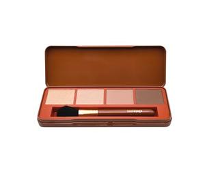 bonvoyage Essentials Define, Palette Contouring Viso con Pennello Incluso, Kit Trucco con Illuminante Viso, Bronzer in Polvere e Contour per Definire e Scolpire, Finish Matte e Brillanti, Portatile