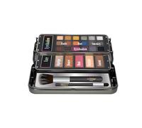 bonvoyage Hello Beautiful, Set di Makeup Professionale in 26-Pezzi con Specchio, Include Ombretti, Bronzer, Blush, Illuminanti e Pennelli, Kit Makeup Portatile con Formule Miscelabili