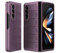 BonYonka Cover per Samsung Galaxy Z Fold 4, Custodia Rigida in PC Ultra Sottile e Antiurto, Custodia Antigraffio con Protezione della Fotocamera per Samsung Galaxy Z Fold 4, Viola