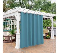 Bonzer Tende oscuranti per patio, impermeabili, bloccano la luce, resistenti alle intemperie, per la privacy, per gazebo, portico, pergola, cabana, terrazza, verande, 1 pannello, 254 x 274 cm, colore