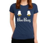 Boo Bees - Divertente gioco di parole con fantasmi e api, simpatico design di Halloween per adulti con umorismo e scherzo ambiguo, blu navy, M
