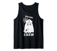 Boo Boo Crew Ghost Nurse Funny Halloween Costume Canotta