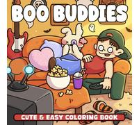 Boo Buddies Coloring Book: Silly Haunted Realms Coloring Pages Featuring Cute Ghosts, Whimsical Companions, Cozy Autumn Vibes, and Playful Fantasy Scenes for Kids & Adults