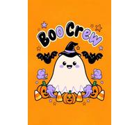 Boo Crew (6x9): Lined Notebook Featuring a Cute Ghost and Halloween Friends
