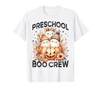 Boo Crew - Costume da Fantasma per Halloween, da Donna, per Insegnante prescolare Maglietta