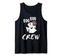 Boo Crew Ghost Nurse Funny Halloween Costume Canotta