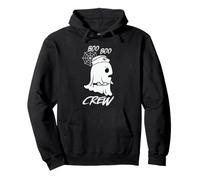 Boo Crew Ghost Nurse Funny Halloween Costume Felpa con Cappuccio