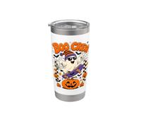 Boo Crew Ghost Skateboard Pumpkin Halloween Fun Bicchiere termico in acciaio inox doppia parete