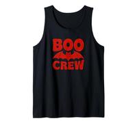 Boo Crew Retro Halloween Bat Vintage Spooky Costume Canotta