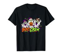 Boo Crew Trio di Fantasmi Halloween Famiglia Gruppo Maglietta
