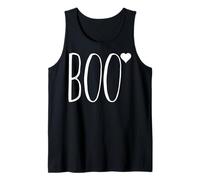 Boo Cuore Halloween Spooky Cute Love Design Canotta