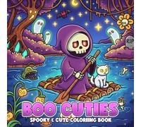 Boo Cuties: Cute Ghost Coloring Pages with Spooky Adventures, Cozy Haunted Fun, and Adorable Halloween Companions for All Ages Relaxation