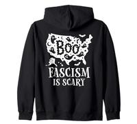 Boo Fascism Boo Sheet Resist No King America Halloween Ghost Felpa con Cappuccio