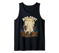 Boo Foot Funny Halloween Bigfoot Ghost Sasquatch Spooky Canotta