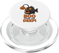 Boo From The Deep - Maglietta divertente per Halloween, motivo: rana pescatrice PopSockets PopGrip per MagSafe