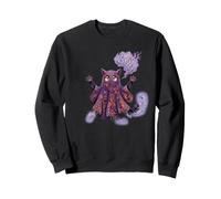 Boo Gatto Halloween Fantasmi Carini Spooky Felpa