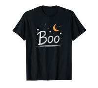 Boo Ghost Funny Halloween Spider Web Pipistrelli Scheletro Fan Maglietta