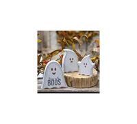 Boo Ghost Shelf Sitters | Bring on The Boos | Set da 3 pezzi | Set di vassoi a pi livelli | 3-4 pollici