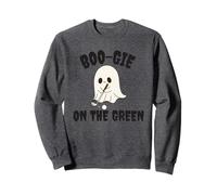 Boo-Gie On The Green Funny Pun Simpatico Fantasma Golf Design Felpa