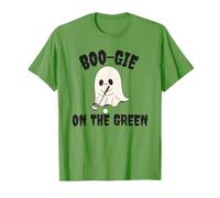 Boo-Gie On The Green Funny Pun Simpatico Fantasma Golf Design Maglietta