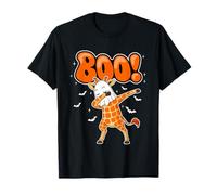 Boo Giraffe Dabbing Costume Funny Halloween Animal Lovers Maglietta