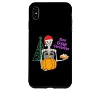 Boo Gobble HoHoHo Divertente Mashup Scheletro CiaoGrazieMas Custodia per iPhone XS Max