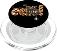 Boo Halloween EEK! Design con divertente gatto e ragno PopSockets PopGrip per MagSafe