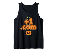 Boo Halloweens +1 Plus One DOT Com Codice Paese Canotta
