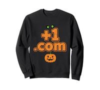 Boo Halloweens +1 Plus One DOT Com Codice Paese Felpa