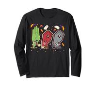 Boo Hands American Sign Language Pride ASL Halloween Witch Maglia a Manica
