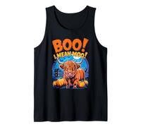 Boo! I Mean Moo Funny Cow Halloween Canotta