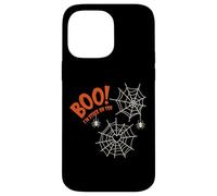 Boo I'm Stuck On You Spider Webs Halloween Custodia per iPhone 14 Pro Max