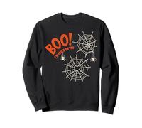Boo I'm Stuck On You Spider Webs Halloween Felpa