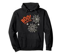 Boo I'm Stuck On You Spider Webs Halloween Felpa con Cappuccio