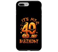 Boo It's My 40th Birthday Halloween Pumpkin 40 Years Old Custodia per iPhone 7 Plus/8 Plus