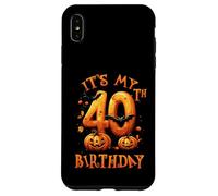 Boo It's My 40th Birthday Halloween Pumpkin 40 Years Old Custodia per iPhone XS Max