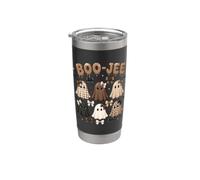 Boo-Jee Cute Ghost Coquette Bow Halloween Bicchiere termico in acciaio inox doppia parete