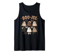 Boo-JEE Cute Ghost Coquette Bow Halloween Canotta