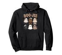 Boo-JEE Cute Ghost Coquette Bow Halloween Felpa con Cappuccio
