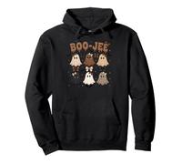 Boo-JEE Cute Ghost Coquette Bow Halloween Felpa con Cappuccio