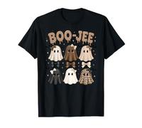 Boo-JEE Cute Ghost Coquette Bow Halloween Maglietta