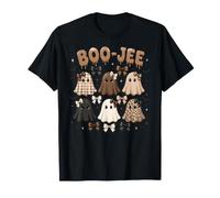 Boo-JEE Cute Ghost Coquette Bow Halloween Maglietta