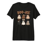 Boo-JEE Cute Ghost Coquette Bow Halloween Maglietta Premium