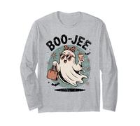 Boo-JEE Fantasma Halloween Bougie Girly Spooky Carino Haunting Maglia a Manica